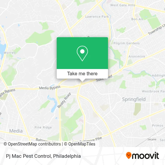 Pj Mac Pest Control map