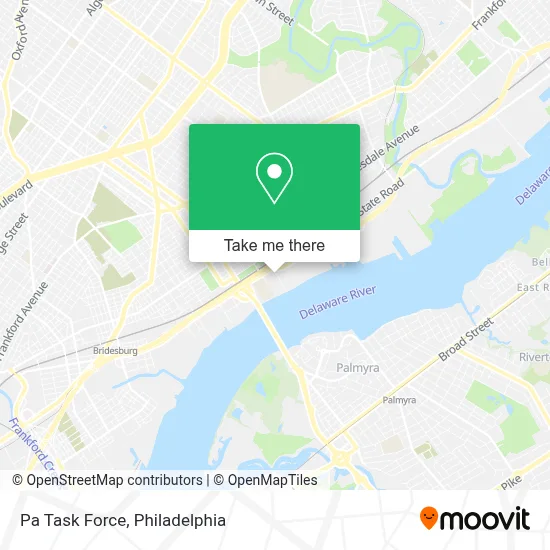 Pa Task Force map