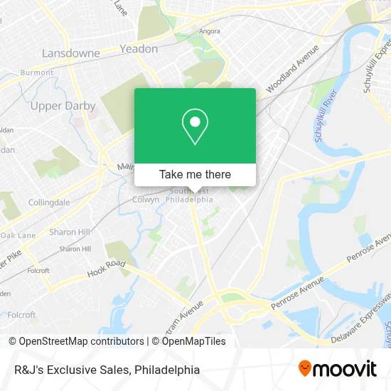 R&J's Exclusive Sales map