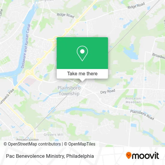 Pac Benevolence Ministry map