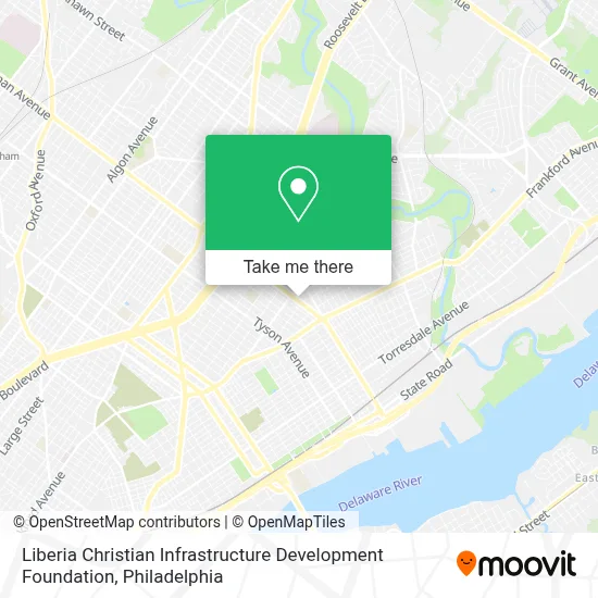Liberia Christian Infrastructure Development Foundation map