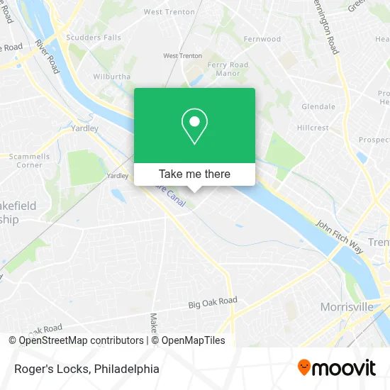Roger's Locks map