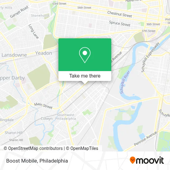 Boost Mobile map