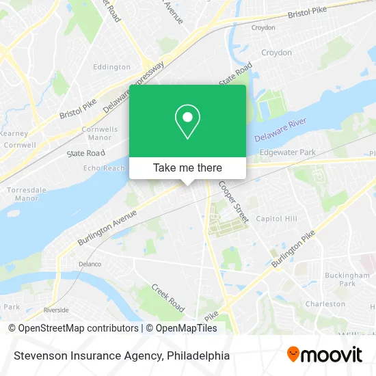 Stevenson Insurance Agency map