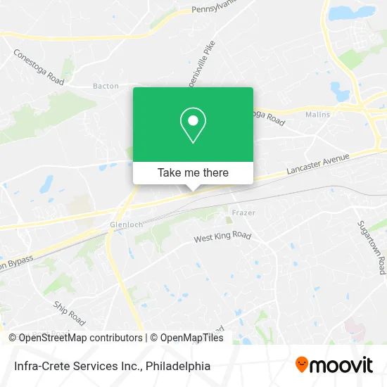 Infra-Crete Services Inc. map