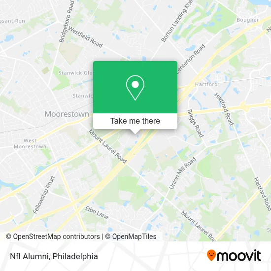 Nfl Alumni map