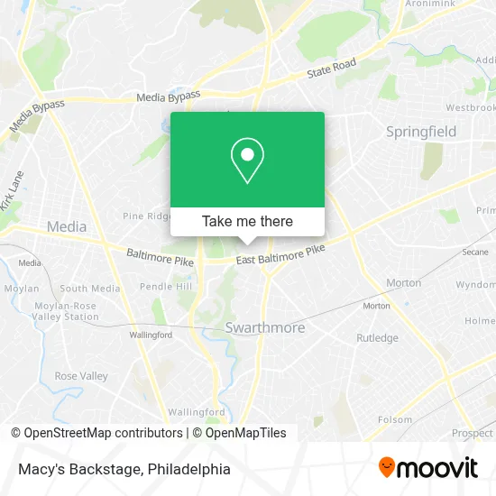 Macy's Backstage map