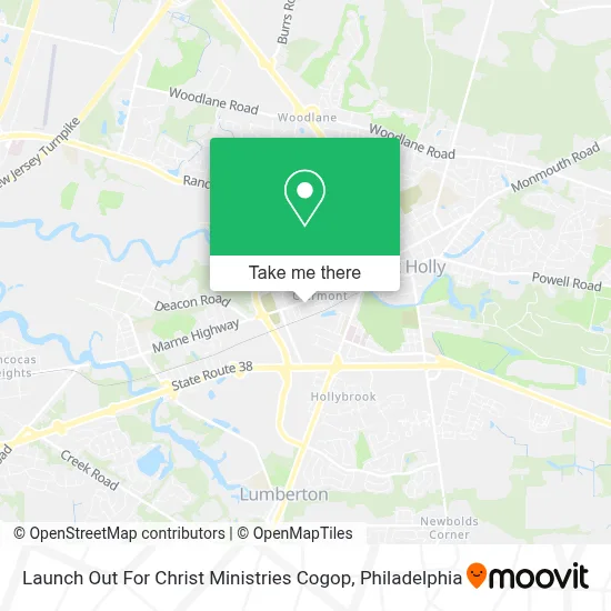Launch Out For Christ Ministries Cogop map