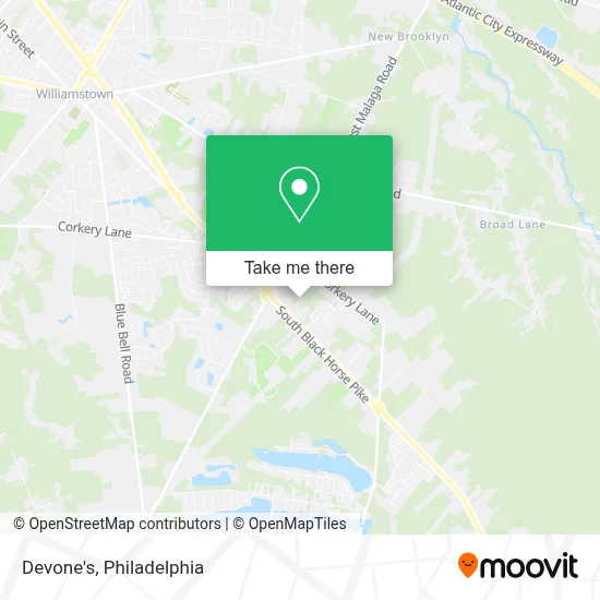 Devone's map