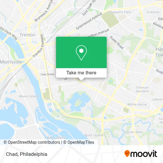 Chad map