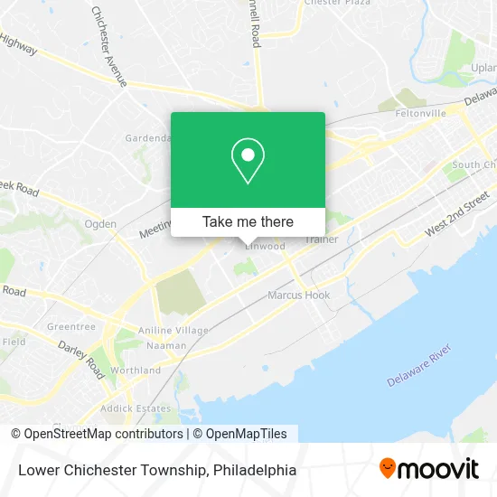 Lower Chichester Township map