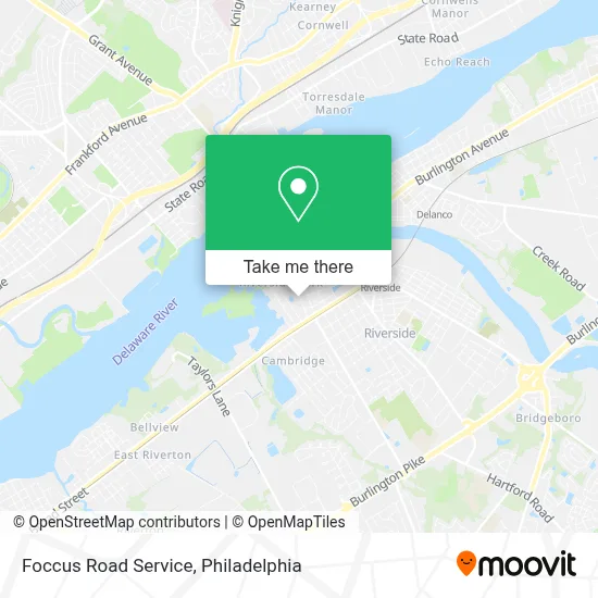 Foccus Road Service map