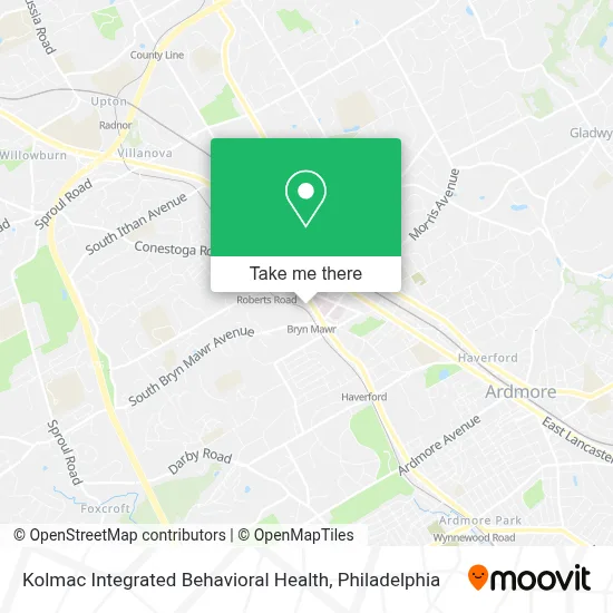 Kolmac Integrated Behavioral Health map
