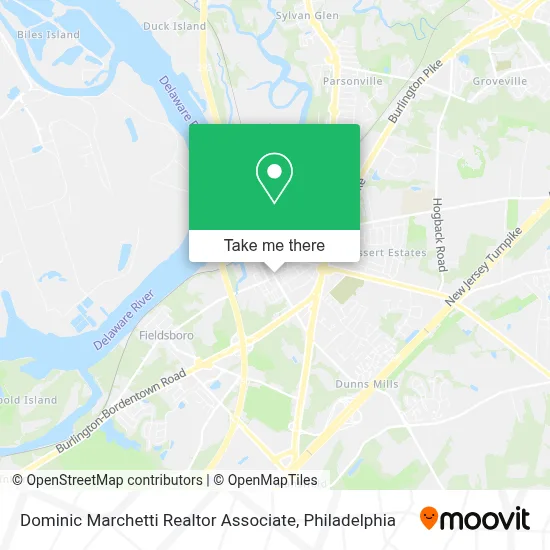 Dominic Marchetti Realtor Associate map