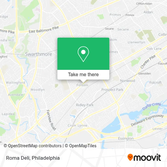 Roma Deli map