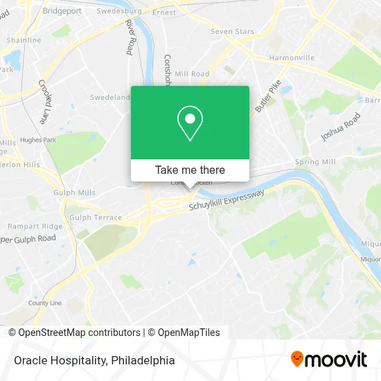 Oracle Hospitality map