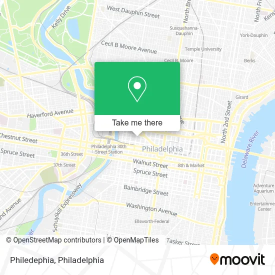 Philedephia map