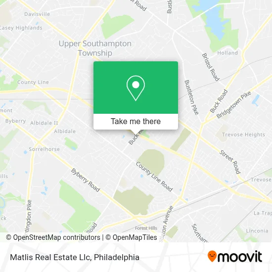 Matlis Real Estate Llc map