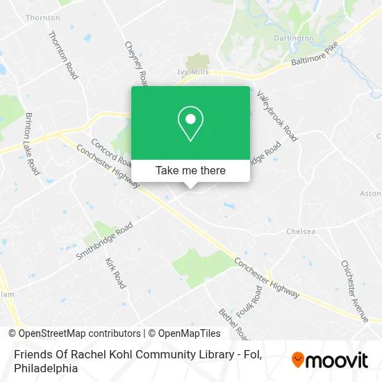 Friends Of Rachel Kohl Community Library - Fol map
