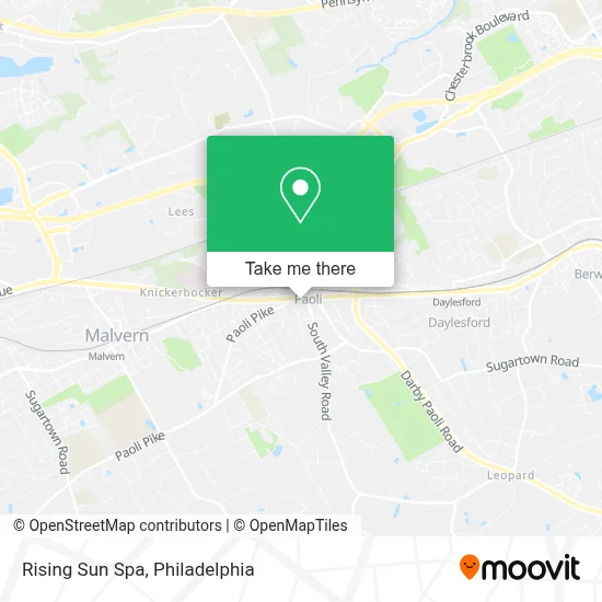 Rising Sun Spa map
