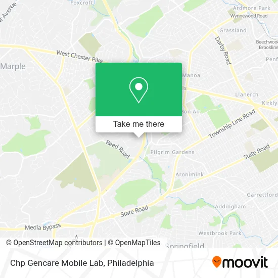 Chp Gencare Mobile Lab map