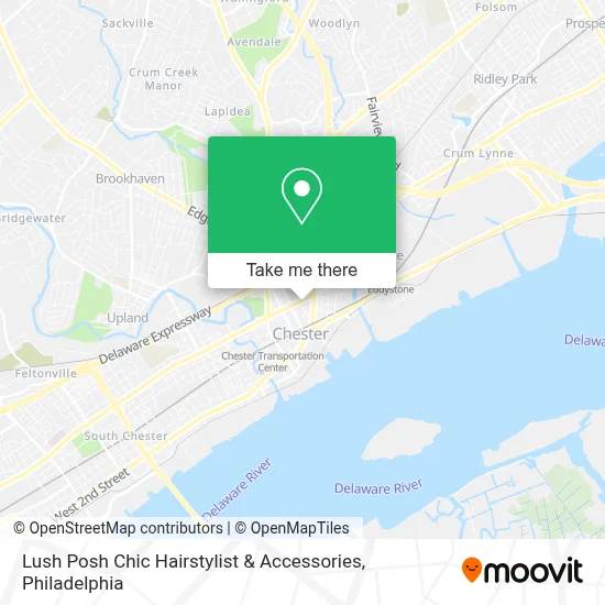 Lush Posh Chic Hairstylist  & Accessories map