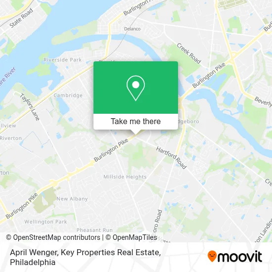 April Wenger, Key Properties Real Estate map