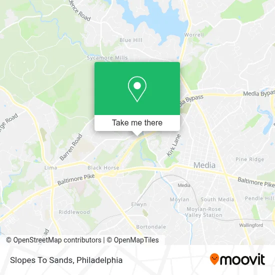 Slopes To Sands map