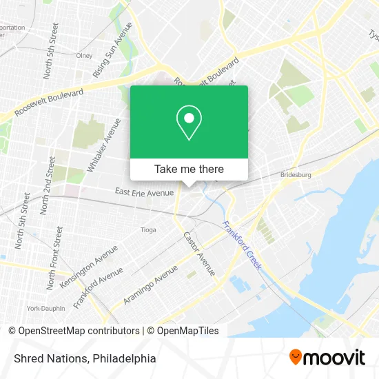 Shred Nations map