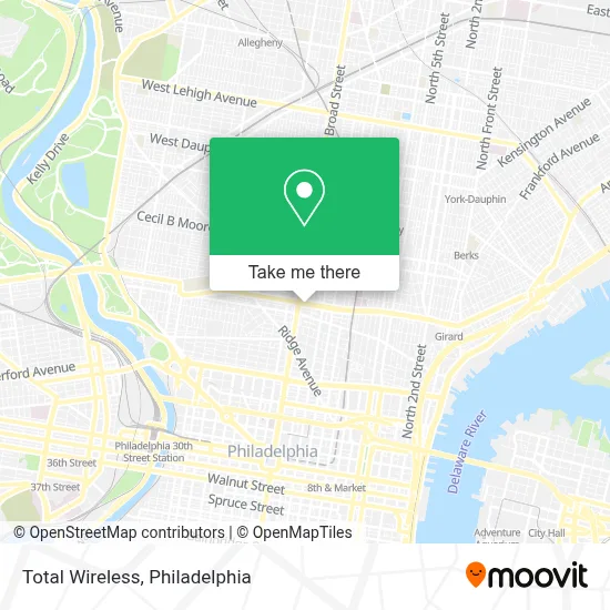 Total Wireless map