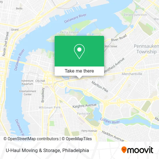 U-Haul Moving & Storage map