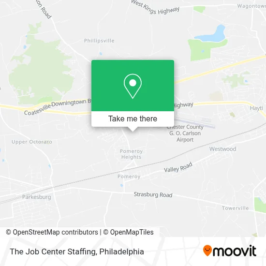 The Job Center Staffing map