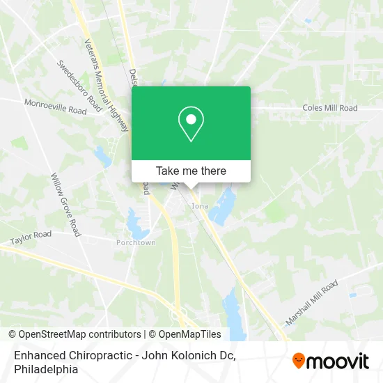 Enhanced Chiropractic - John Kolonich Dc map