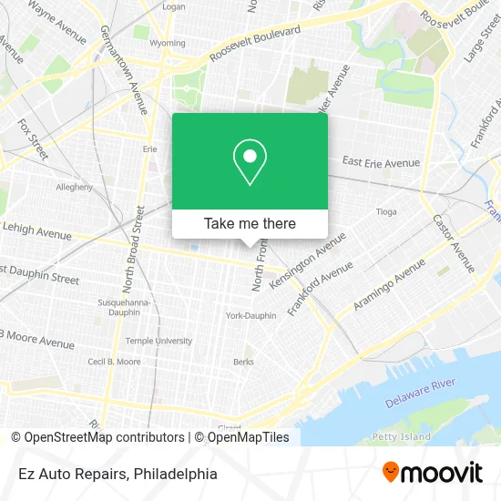 Ez Auto Repairs map