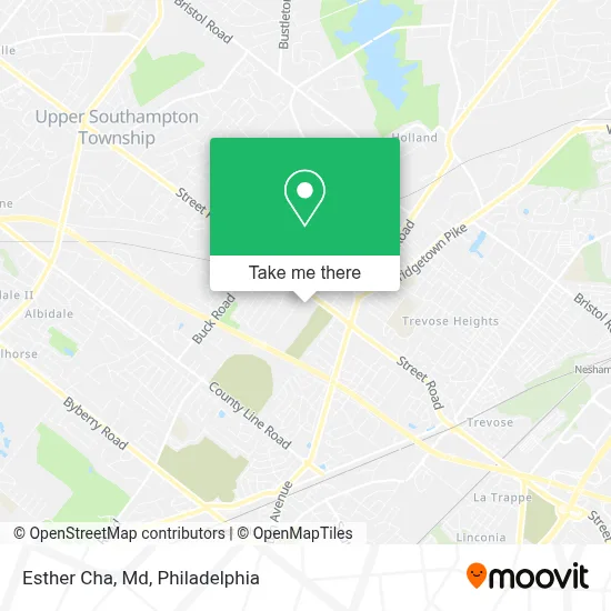 Esther Cha, Md map