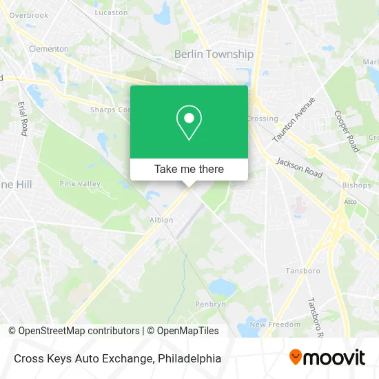 Cross Keys Auto Exchange map