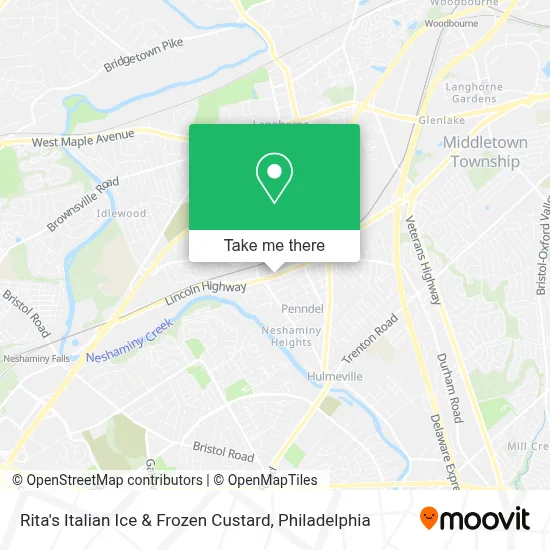 Rita's Italian Ice & Frozen Custard map