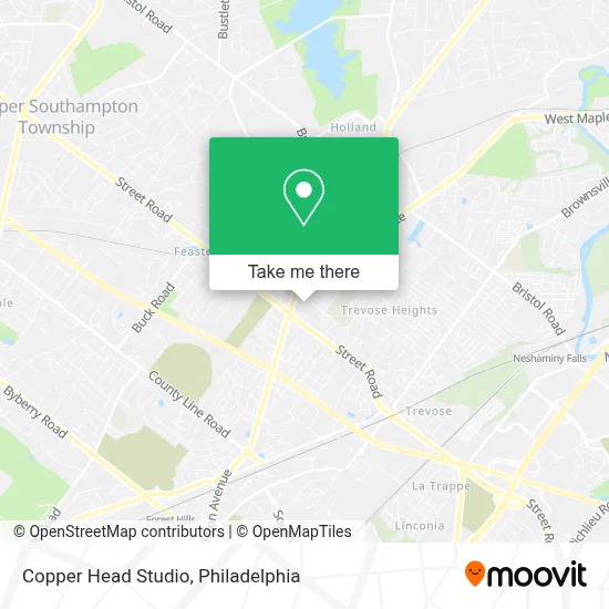 Copper Head Studio map