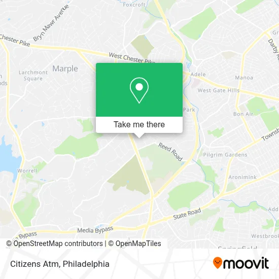 Citizens Atm map