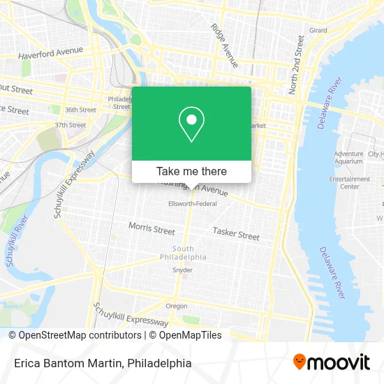 Erica Bantom Martin map