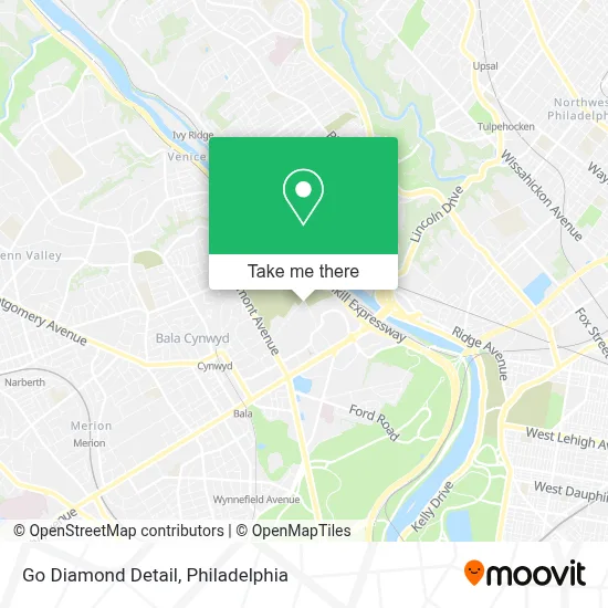 Go Diamond Detail map