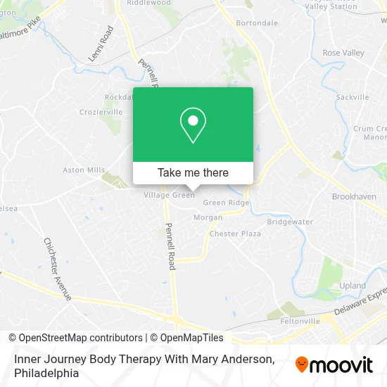Inner Journey Body Therapy With Mary Anderson map