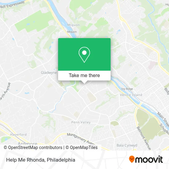 Help Me Rhonda map
