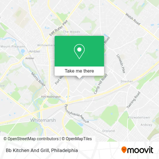 Bb Kitchen And Grill map