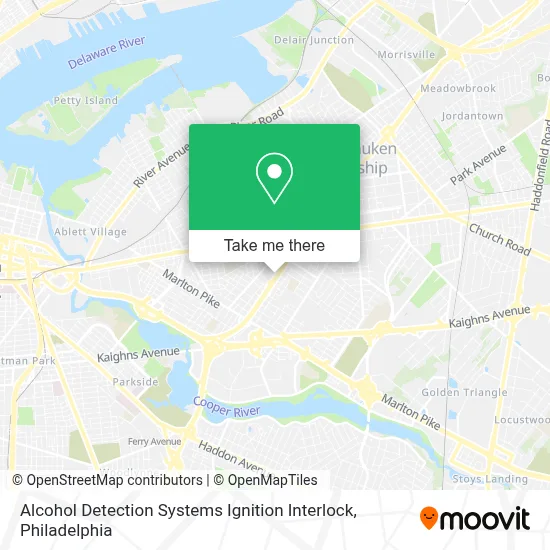 Alcohol Detection Systems Ignition Interlock map