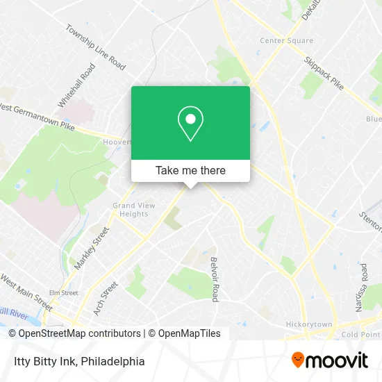 Itty Bitty Ink map
