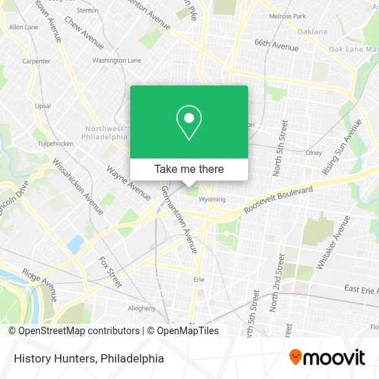 History Hunters map