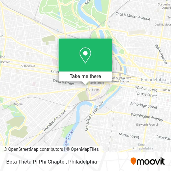 Beta Theta Pi Phi Chapter map
