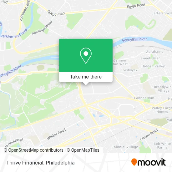 Thrive Financial map