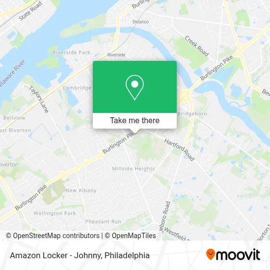 Amazon Locker - Johnny map